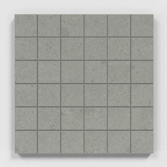Crossville 12" x 12" Argent 2.0 Unpolished Porcelain 2" Stacked Mosaic