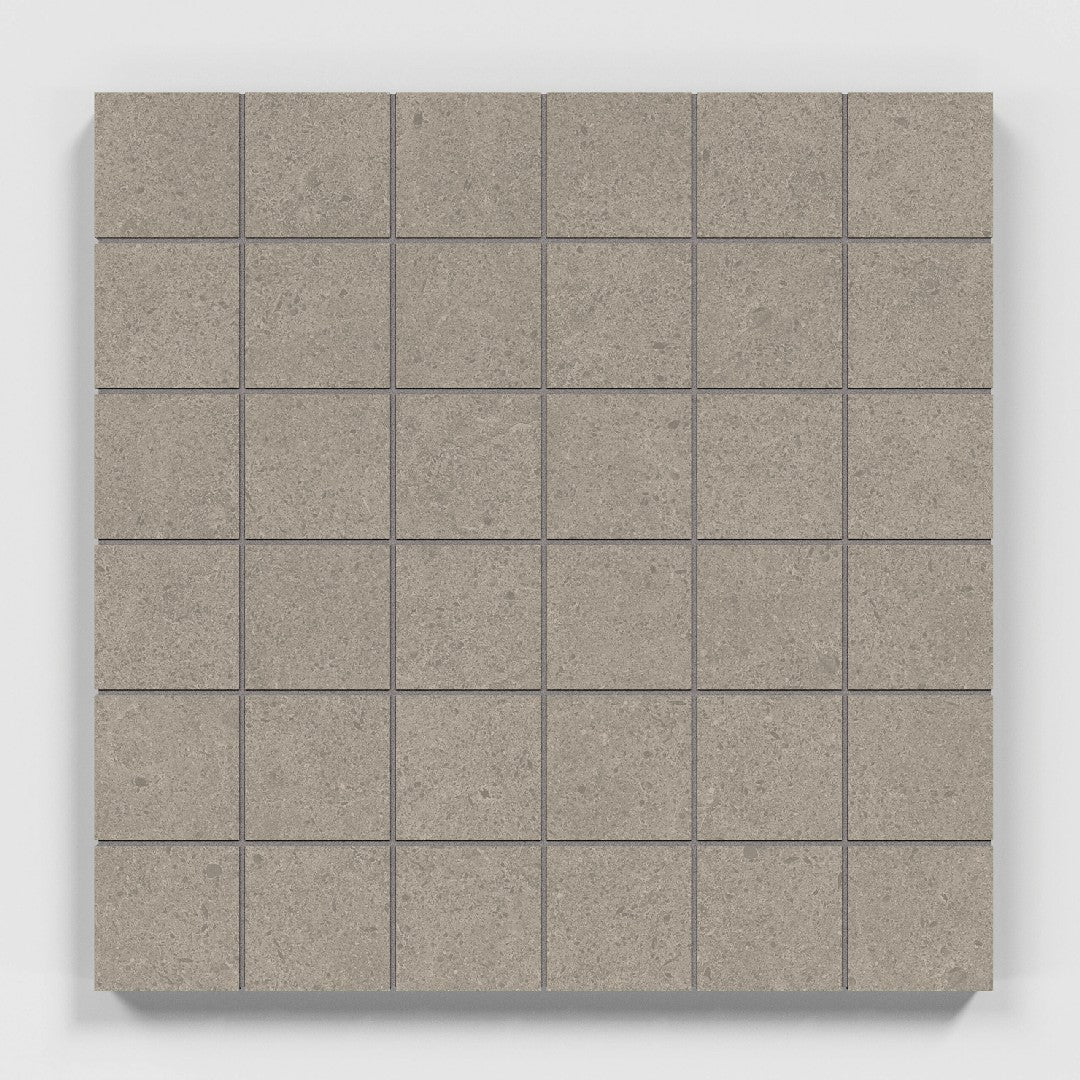 Crossville 12" x 12" Argent 2.0 Unpolished Porcelain 2" Stacked Mosaic