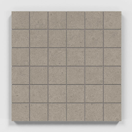 Crossville 12" x 12" Argent 2.0 Unpolished Porcelain 2" Stacked Mosaic
