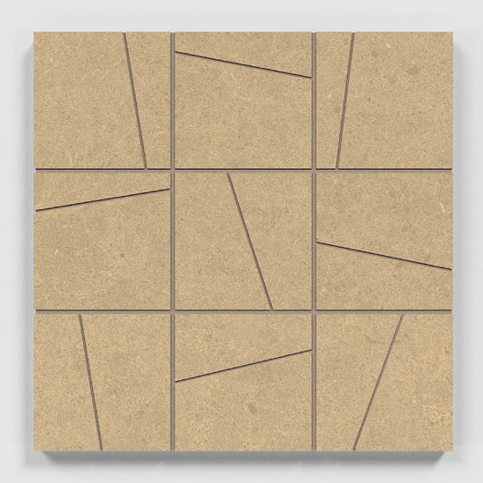 Crossville 12" x 12" Argent 2.0 Unpolished Porcelain 4" Random Angle Mosaic