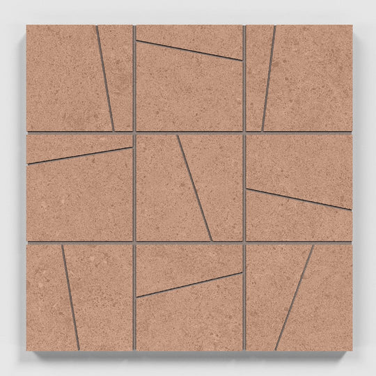 Crossville 12" x 12" Argent 2.0 Unpolished Porcelain 4" Random Angle Mosaic