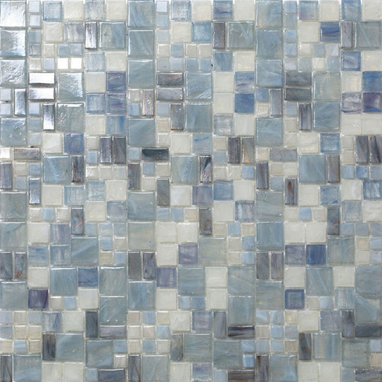 MiR Alma Glamour Taylor Glossy 12.4" x 12.6" Glass Mosaic