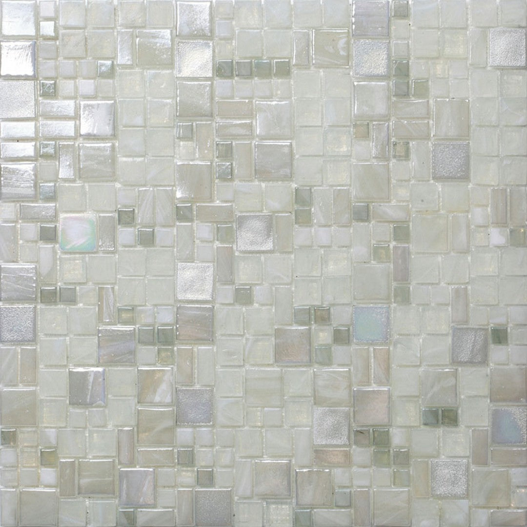 MiR Alma Glamour Taylor Glossy 12.4" x 12.6" Glass Mosaic