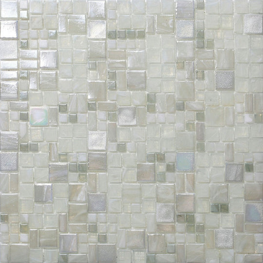 MiR Alma Glamour Taylor Glossy 12.4" x 12.6" Glass Mosaic