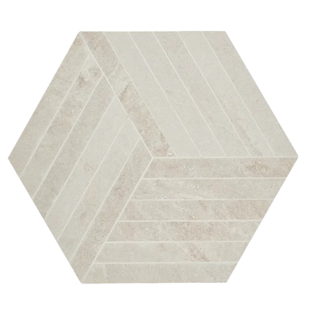Arizona 16" x 18" Canyon Matte Rectified Porcelain Hexagon Mosaic