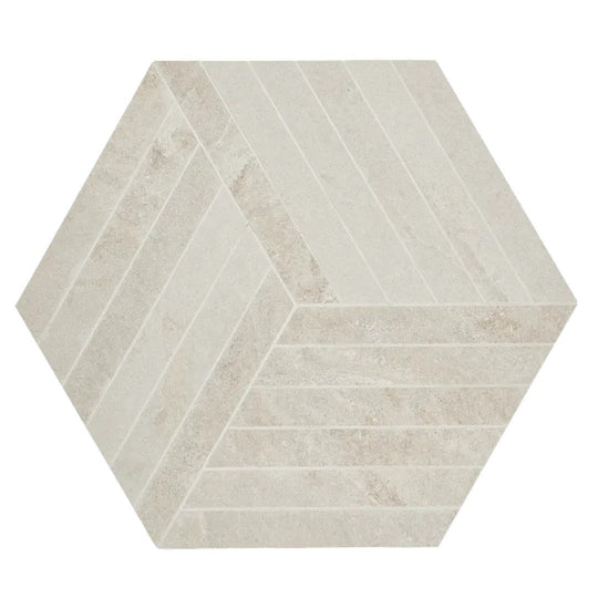 Arizona 16" x 18" Canyon Matte Rectified Porcelain Hexagon Mosaic