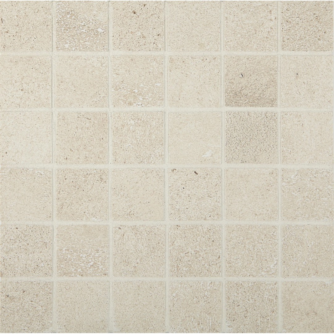 Arizona 12" x 12" Cemento Rasato Matte Porcelain 2" Mosaic