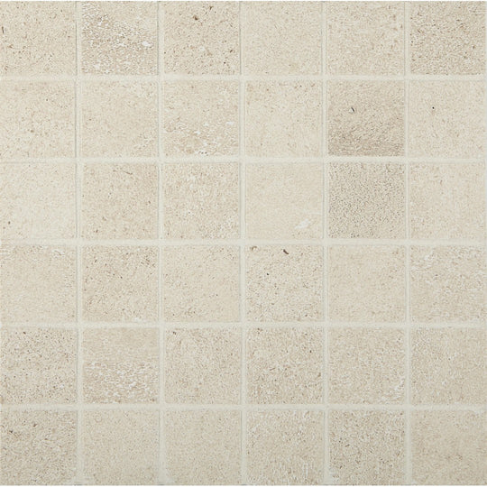 Arizona 12" x 12" Cemento Rasato Matte Porcelain 2" Mosaic