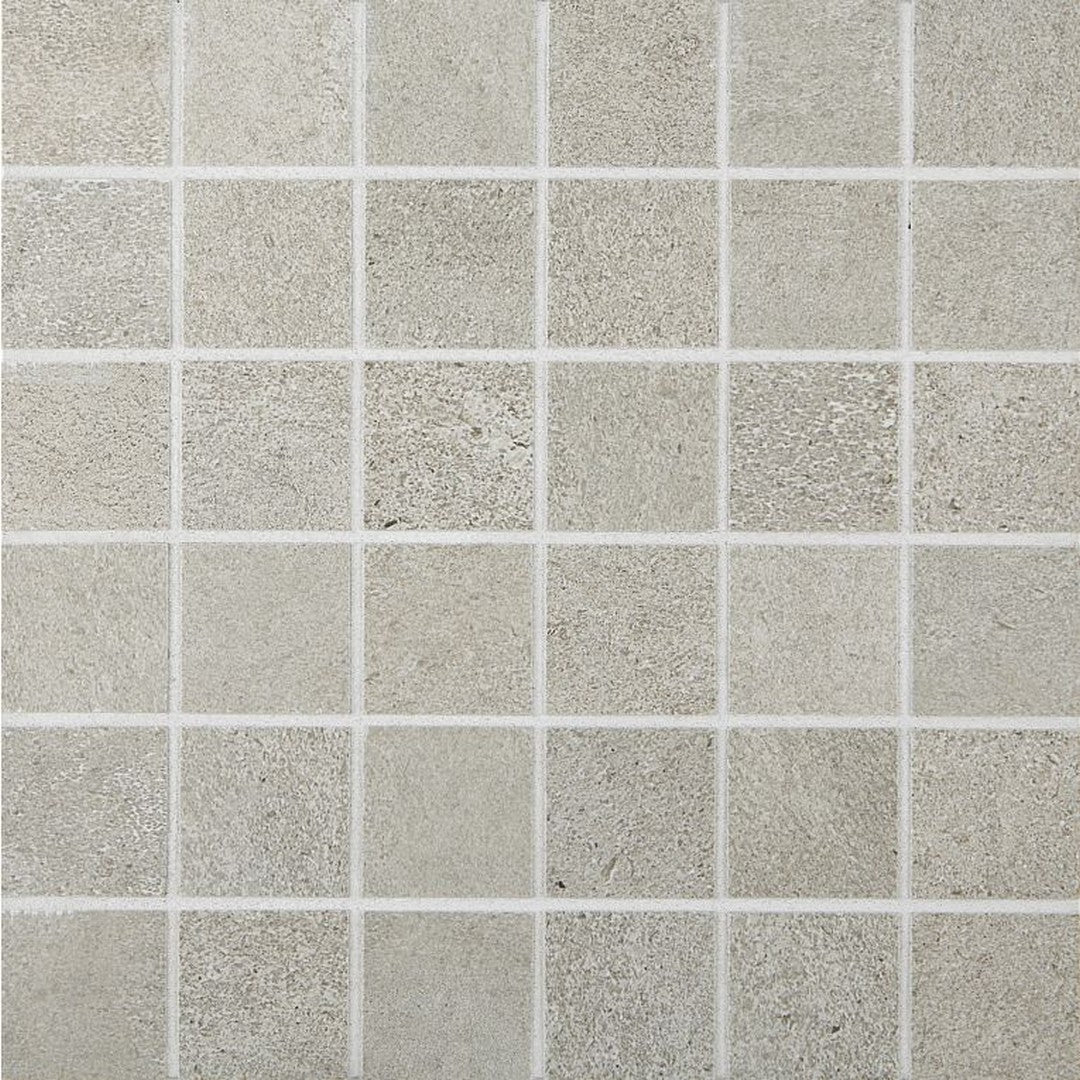 Arizona 12" x 12" Cemento Rasato Matte Porcelain 2" Mosaic