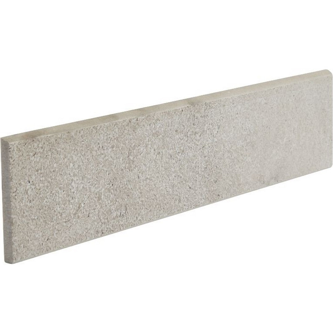 Arizona 3" x 12" Cemento Rasato Matte Porcelain Bullnose