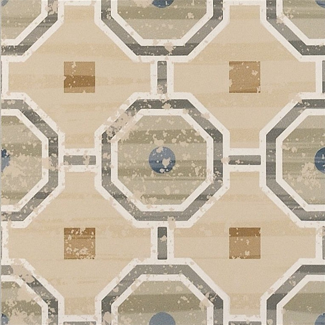 Arizona 8" x 8" Cementine EVO Natural Rectified Glazed Porcelain Deco Tile