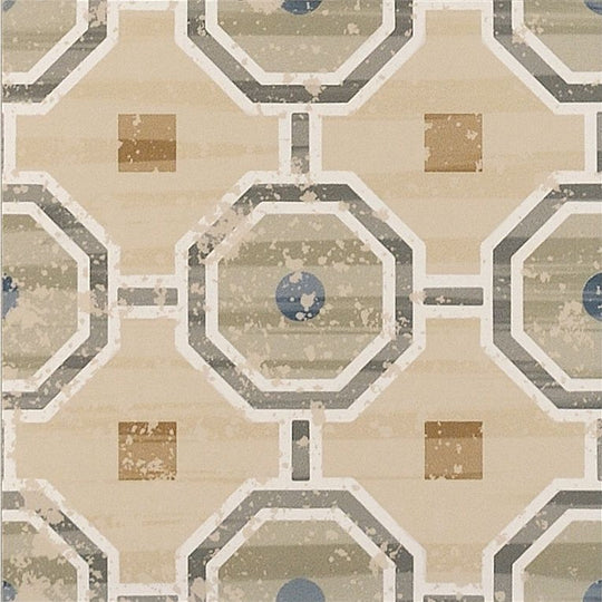 Arizona 8" x 8" Cementine EVO Natural Rectified Glazed Porcelain Deco Tile