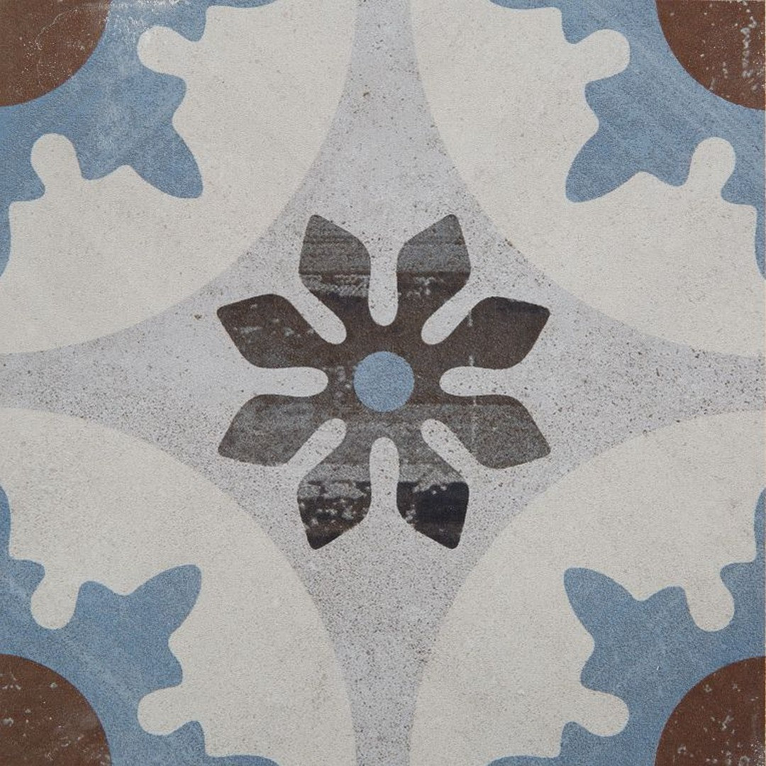 Arizona 8" x 8" Cementine Posa Matte Rectified Glazed Porcelain Deco Tile