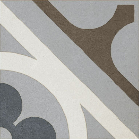 Arizona 8" x 8" Cementine Retro Matte Rectified Glazed Porcelain Deco Tile