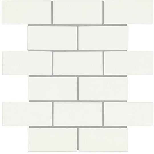 Marazzi Artezen 2" x 4" Glossy Brick Joint Mosaic