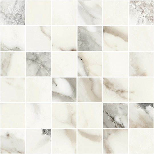 MiR Athabasca 12" x 12" Brushed Porcelain Mosaic 2"