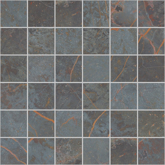 MiR Athabasca 12" x 12" Brushed Porcelain Mosaic 2"