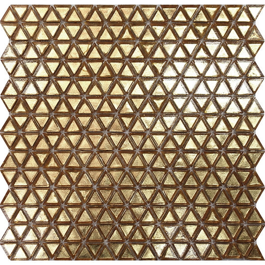 MiR Alma Glamour Triangle Glossy 12.2" x 12.2" Glass Mosaic