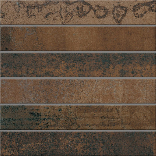 Crossville 2" x 12" Altered State Unpolished Porcelain Mosaic