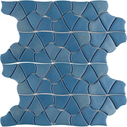 Tesoro 10.25" x 12" Aloha Glass Mosaic