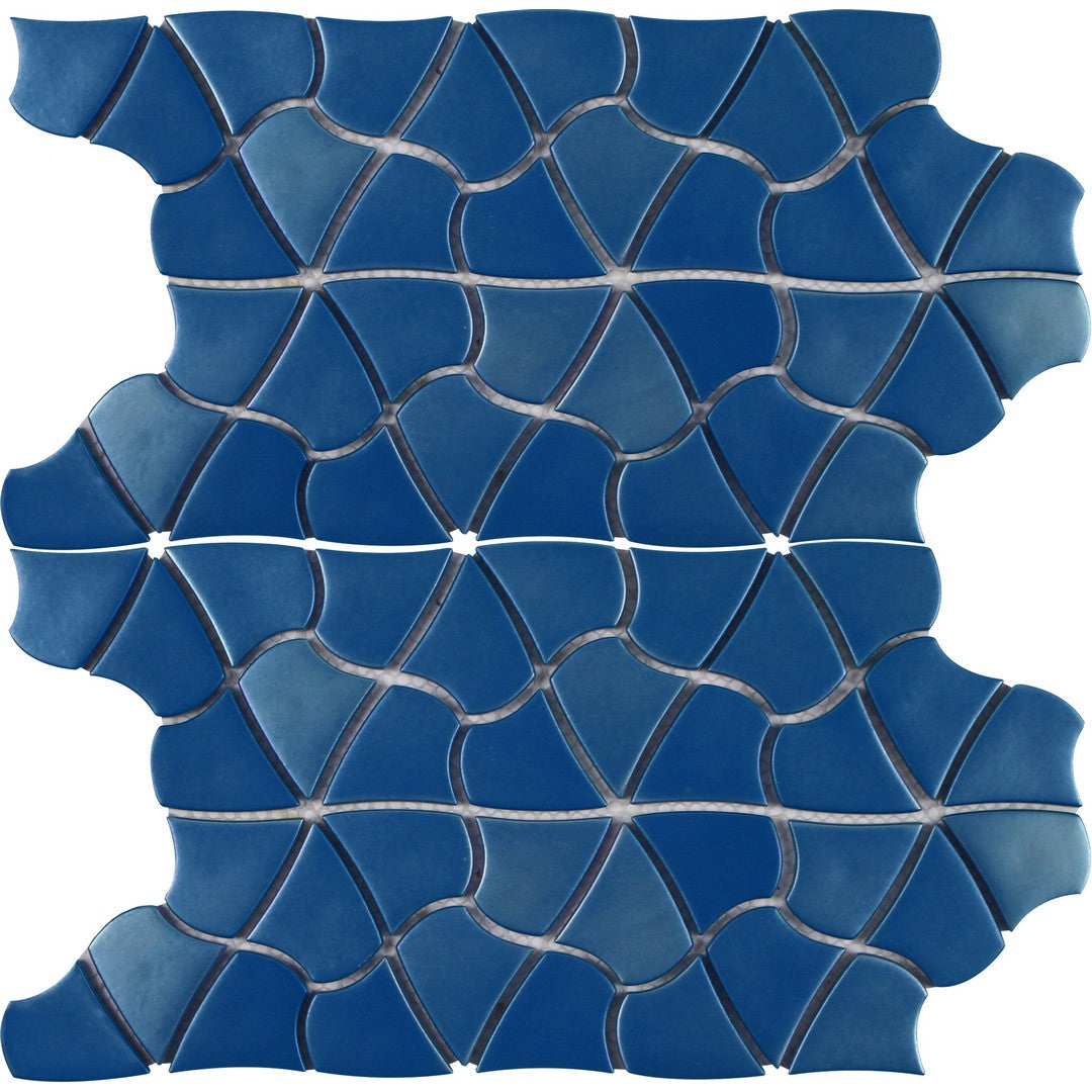 Tesoro 10.25" x 12" Aloha Glass Mosaic