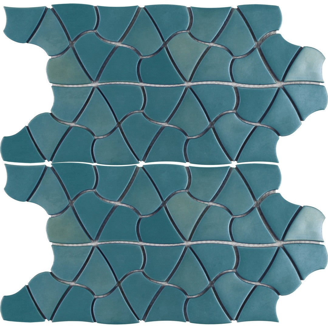 Tesoro 10.25" x 12" Aloha Glass Mosaic