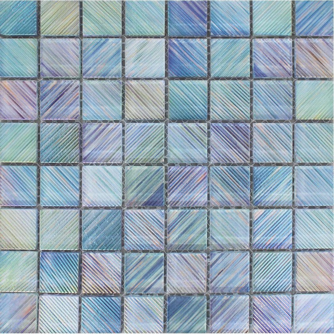 Tesoro 12" x 12" Ultraviolet Glass 1.5" Mosaic