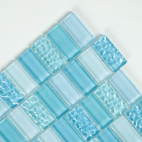 Tesoro-11.75-x-11.75-Watercraft-Crystal-Glass-1x2-Offset-Mosaic-Sea-Breeze