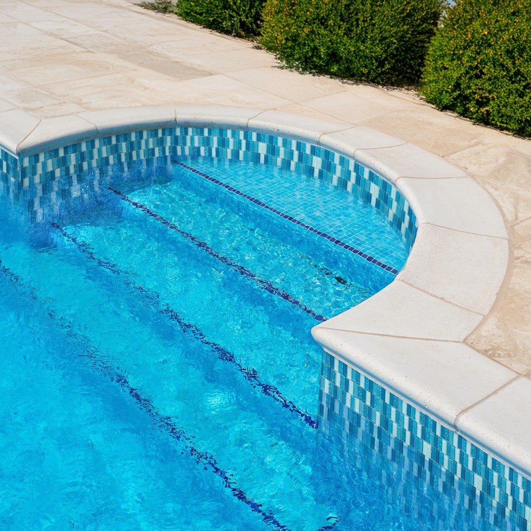 Tesoro-11.75-x-11.75-Watercraft-Crystal-Glass-1x2-Offset-Mosaic-St.-Lucia