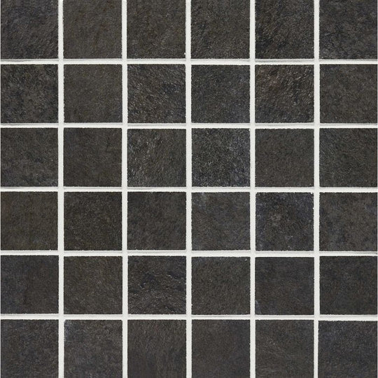 Arizona 11.75" x 11.75" Ardesia Series Matte Rectified Porcelain 2" Mosaic