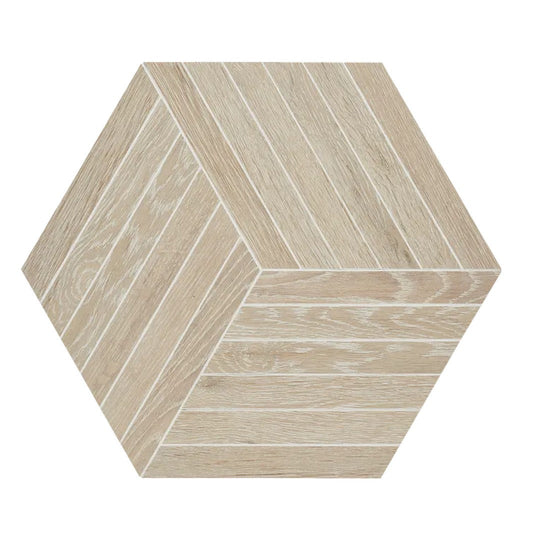 Arizona 16" x 18" Bio Attitude Glazed Rectified Porcelain Hexagon Tile