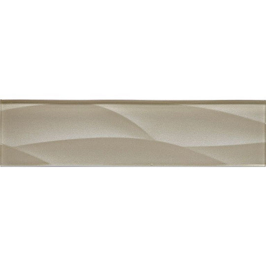 Arizona 3" x 12" Dunes Glass Wave Tile