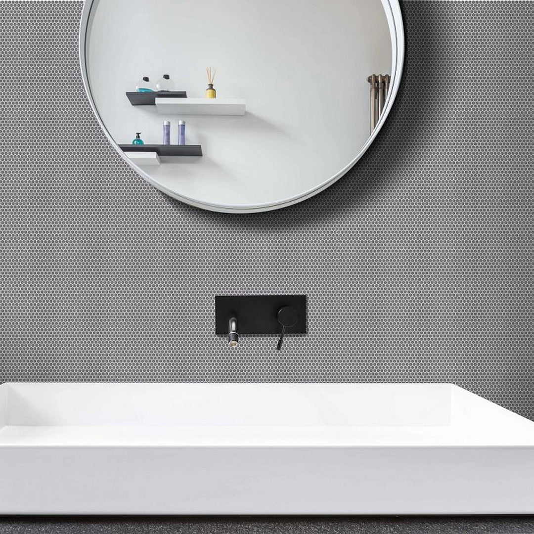 Arizona-12-x-12-Geometro-2.0-Matte-Rectified-Glass-Hexagon-Mosaic-Coin