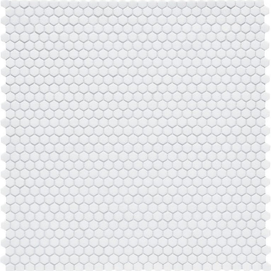 Arizona 12" x 12" Geometro 2.0 Matte Rectified Glass Hexagon Mosaic