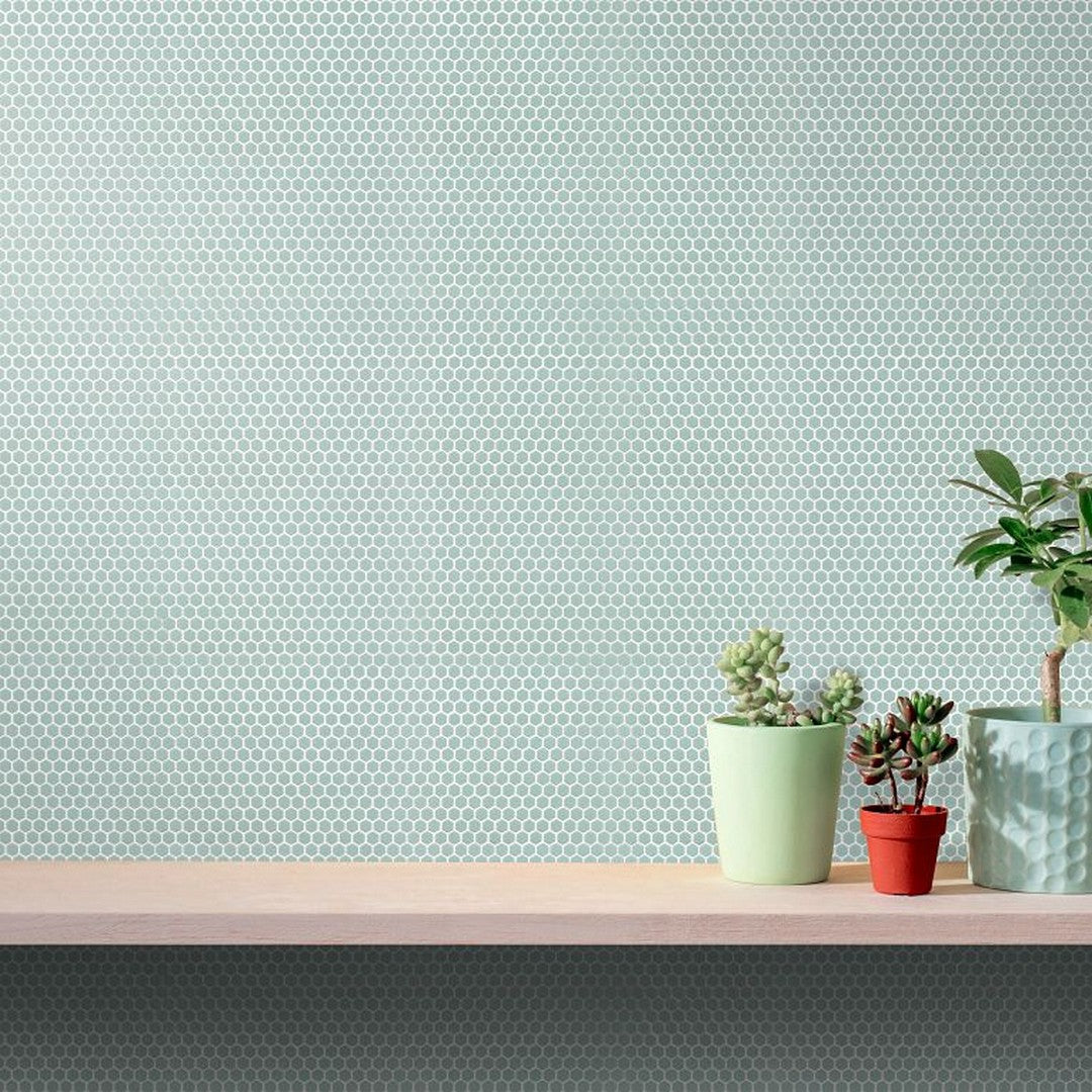 Arizona-12-x-12-Geometro-2.0-Matte-Rectified-Glass-Hexagon-Mosaic-Frost