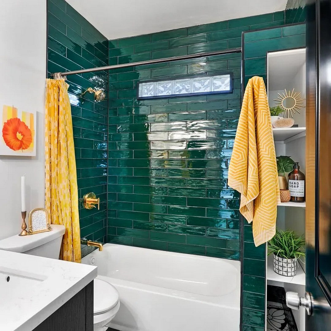 Arizona-4-x-16-Gioia-Glossy-Porcelain-Wall-Tile-Avocado