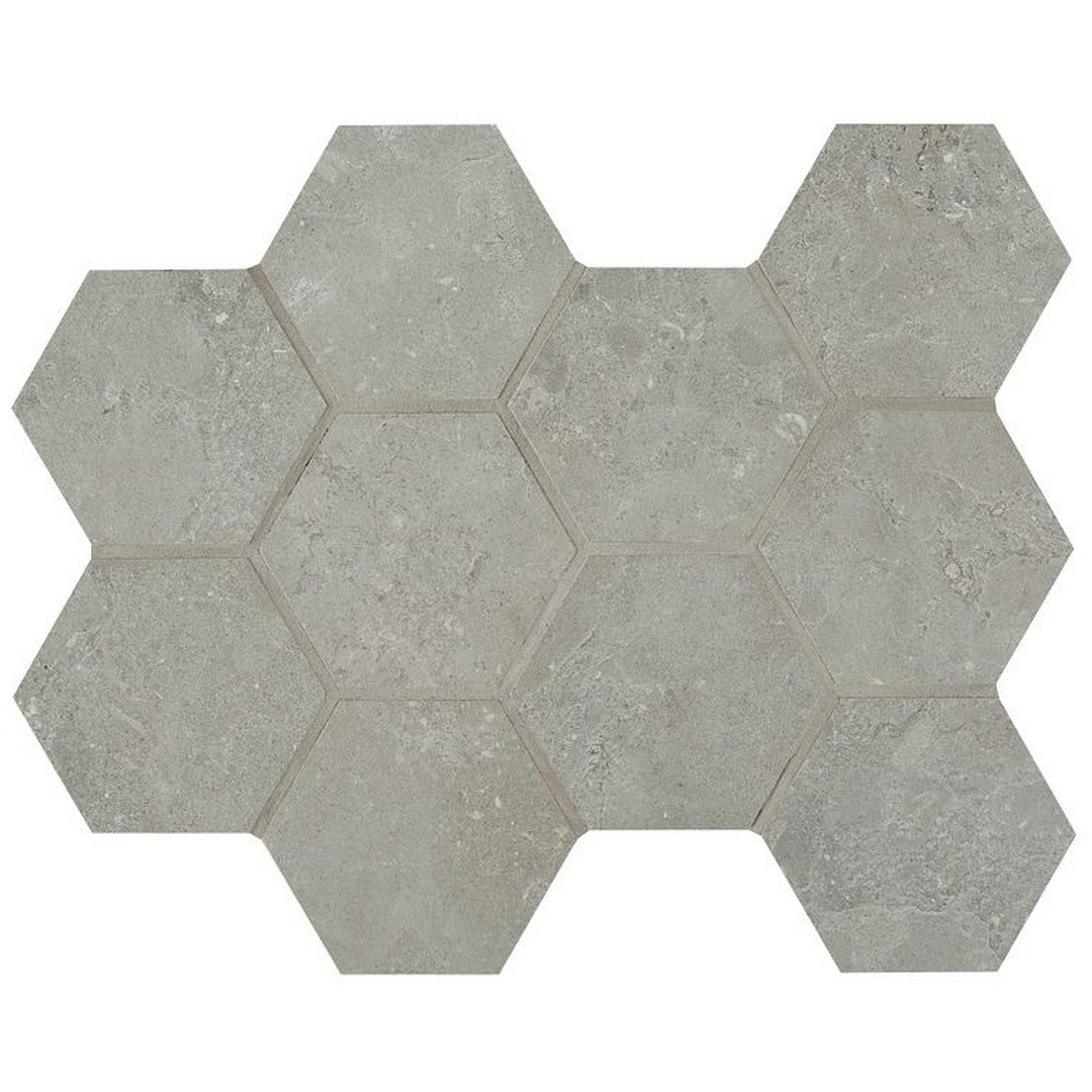 Arizona 11" x 11.25" Lagos Rectified Porcelain 4" Hexagon Mosaic