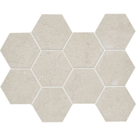 Arizona 11" x 11.25" Lagos Rectified Porcelain 4" Hexagon Mosaic