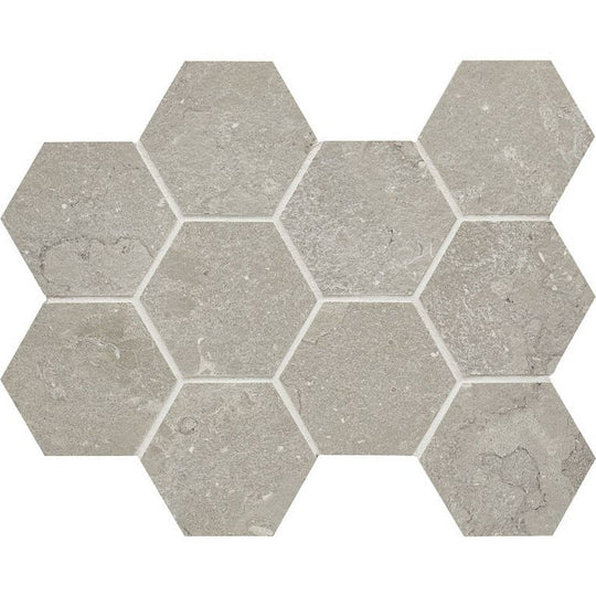 Arizona 11" x 11.25" Lagos Rectified Porcelain 4" Hexagon Mosaic