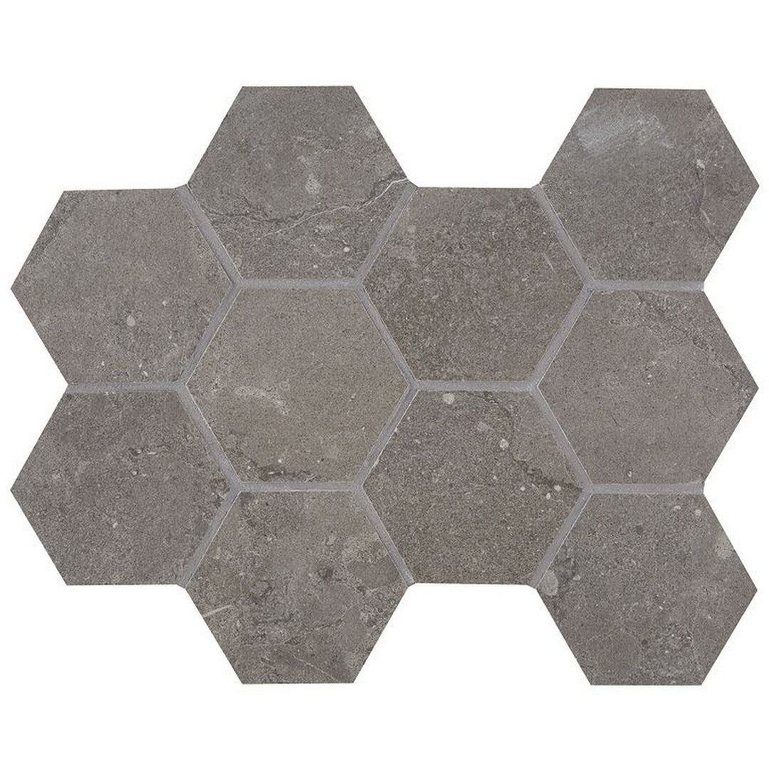 Arizona 11" x 11.25" Lagos Rectified Porcelain 4" Hexagon Mosaic