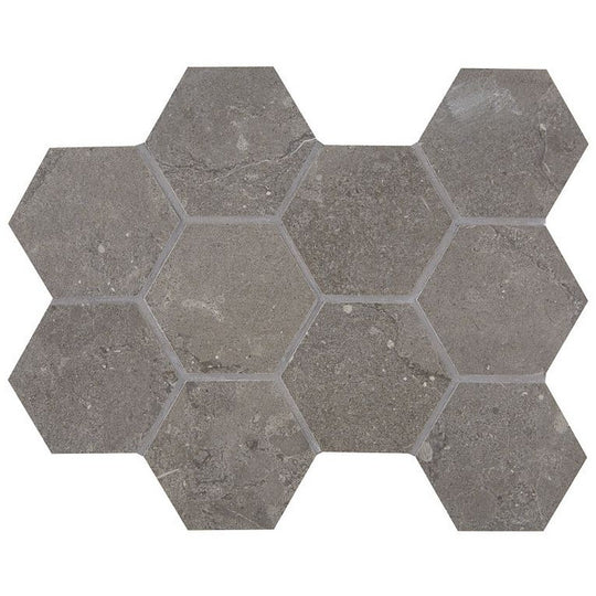 Arizona 11" x 11.25" Lagos Rectified Porcelain 4" Hexagon Mosaic