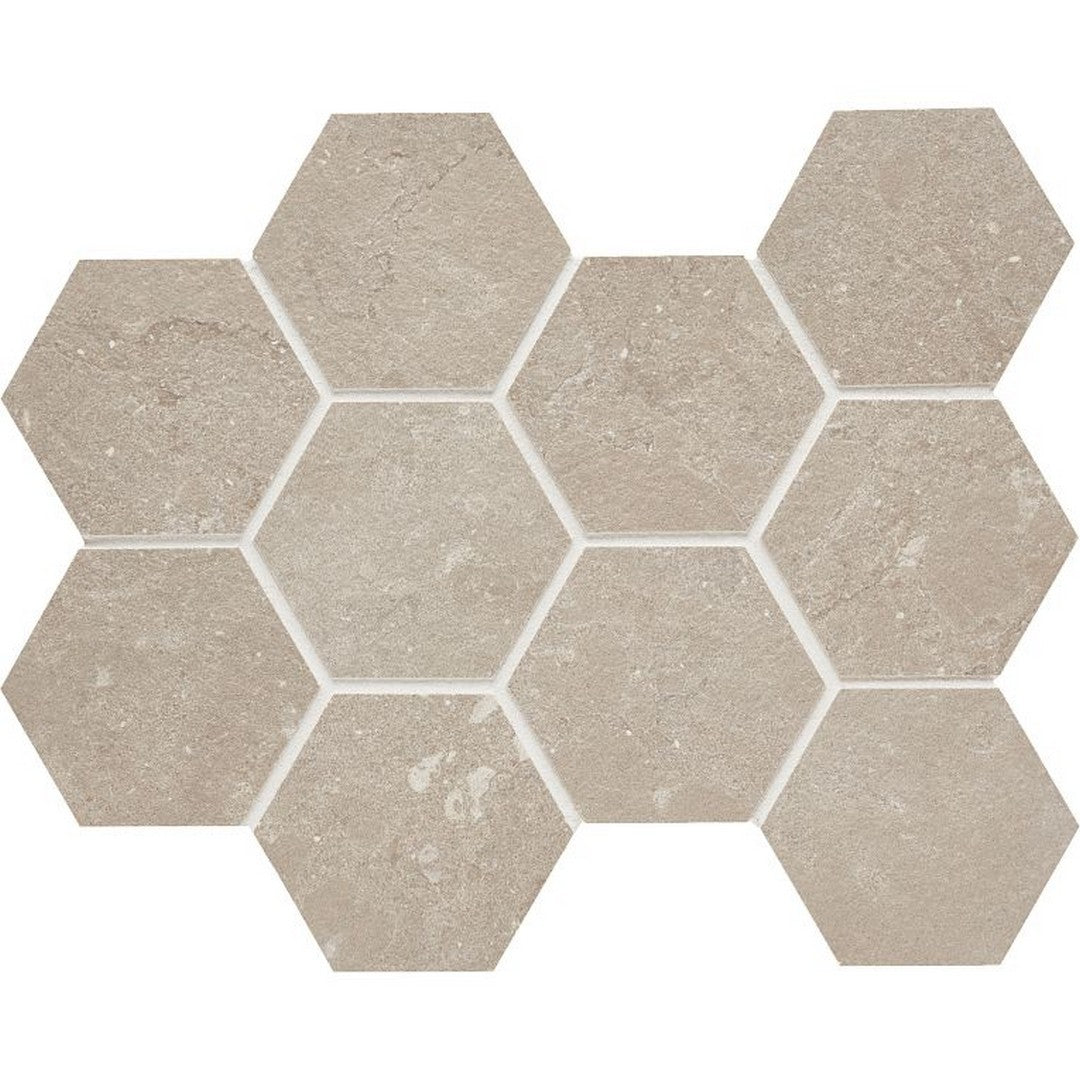 Arizona 11" x 11.25" Lagos Rectified Porcelain 4" Hexagon Mosaic