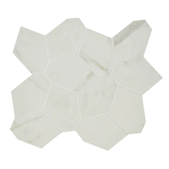 Arizona 10" x 11" Marvel Matte Rectified Porcelain Puzzle Mosaic