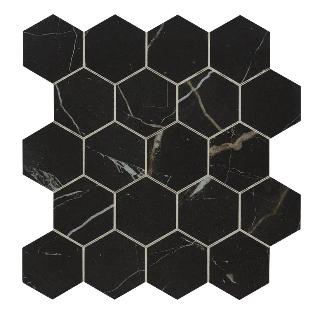 Arizona 11" x 11" Marvel Matte Rectified Porcelain 2.62" Small Hexagon Mosaic