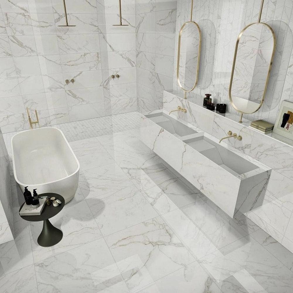 Arizona-12-x-24-Marvel-Polished-Rectified-Porcelain-Tile-Calacatta-Apuano