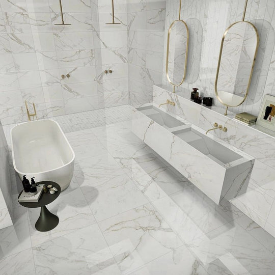 Arizona-12-x-24-Marvel-Polished-Rectified-Porcelain-Tile-Calacatta-Apuano