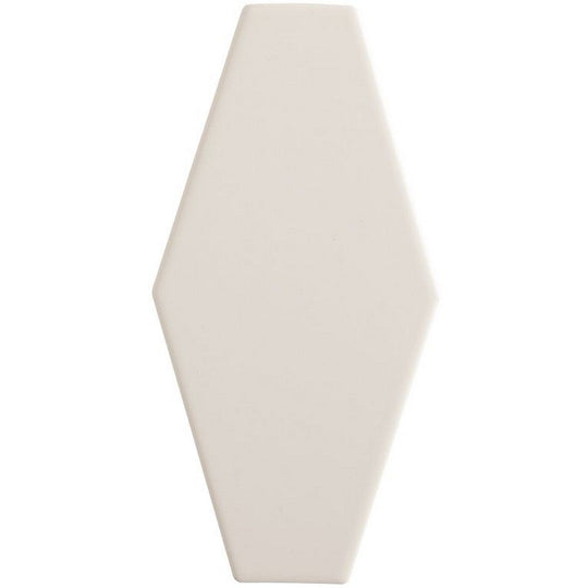 Arizona 4" x 8" Paloma Glossy Ceramic Long Hexagon Wall Tile