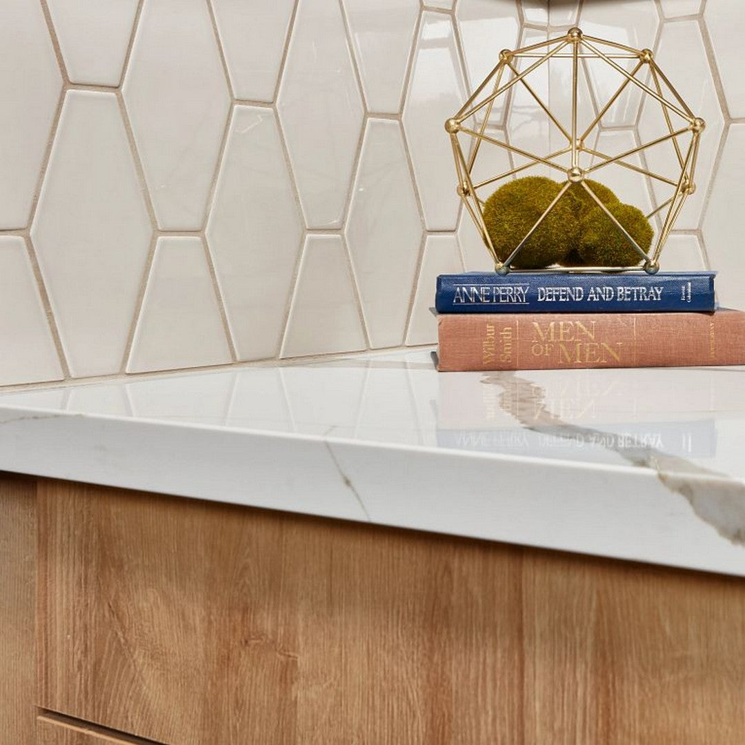 Arizona-4-x-8-Paloma-Glossy-Ceramic-Long-Hexagon-Wall-Tile-Alabaster