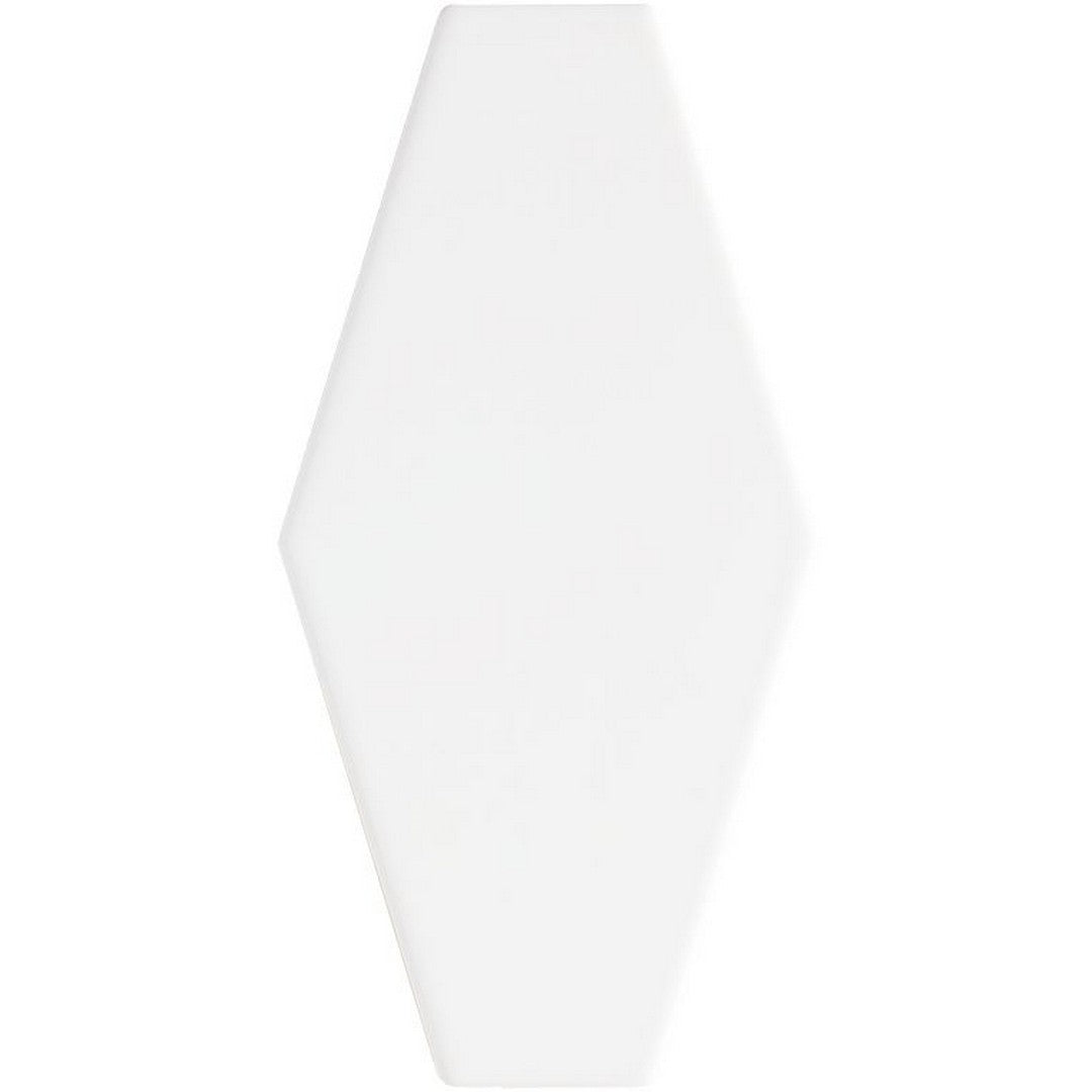 Arizona 4" x 8" Paloma Glossy Ceramic Long Hexagon Wall Tile