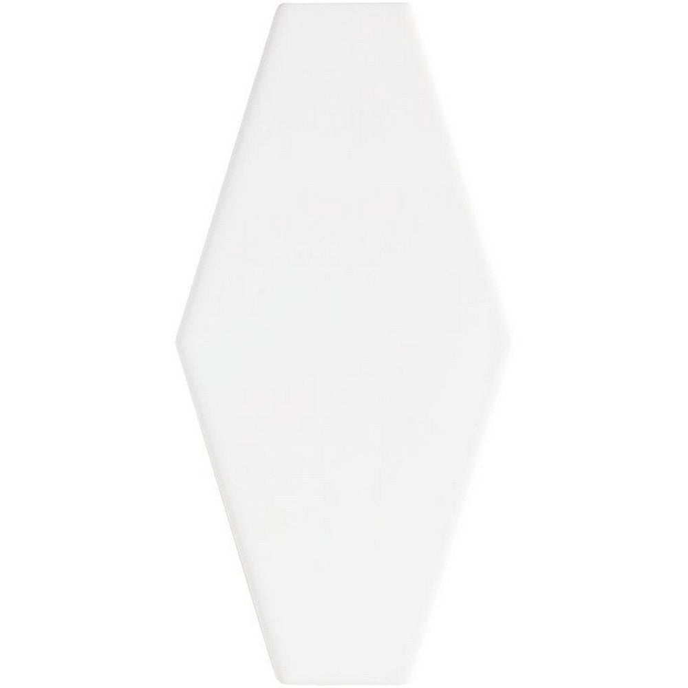 Arizona 4" x 8" Paloma Matte Ceramic Long Hexagon Wall Tile